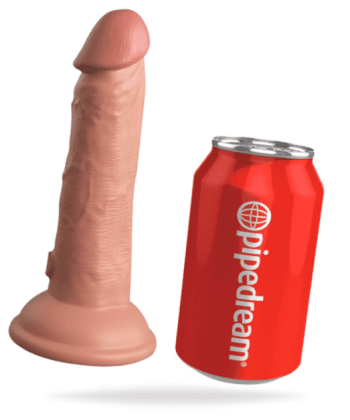 6 Vibrating + Dual Density Silicone Cock