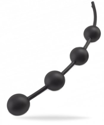 Uppladdningsbara e-stim analkulor tillverkade av supermjuk silikon. Helt vattentät. Användbar både med eller utan elektroder.