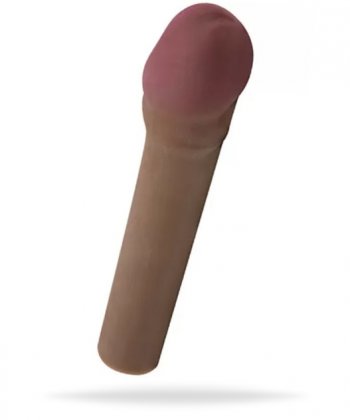 Cyberskin Vibrating 2 Penis Extension - Mjukt och naturligt penisöverdrag