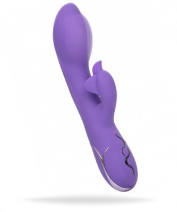 Uppladdningsbar rabbit tillverkad av supermjuk silikon. 7 vibrationer och 4 uppblås hastigheter. Starkt Lithium Ion batteri.