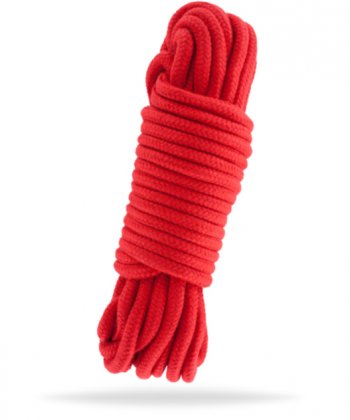 Hidden Desires Bondage Rope 10m Red
