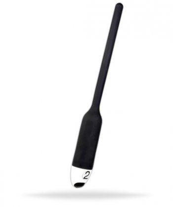 Silikon Dialator Vibrator Black