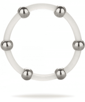 Steel Beaded Silicone Ring XL penisring