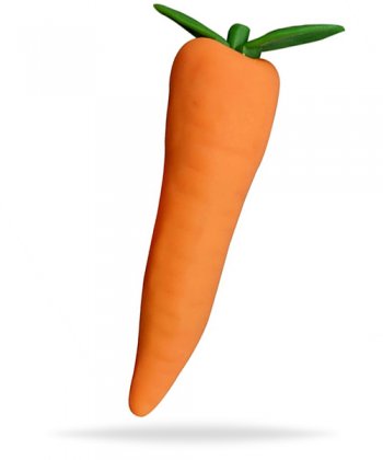 The Carrot 10 Speed Vibrating Veggie - Vibrator med 10 vibrationsfuntioner i form av morot