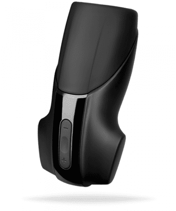 Svart vibrerande masturbator för män från Satisfyer