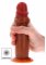 Foreskin Dong Vibrating Silicone 19 cm