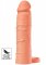 Penis Sleeve Liquid Silicone Ring 18 cm Beige