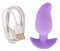 Vibrating Curved Mini Butt Plug