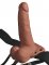 6" Hollow Rechargeable Strap-on with Balls