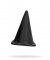 All Black Cone Dildo 30 cm