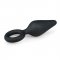 Black Buttplug With Pull Ring Large