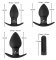 Black Velvets Butt plug Silicone set