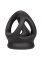 CalExotics Alpha Liquid Silicone Dual Cage & Ring