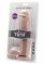 Realistisk dildo med multispeed vibrator. Tysta vibrationer och en realistisk design. Högkvalitativ PVC. Batteridriven.
