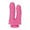 Caino and Abele Double Dildo - Pink