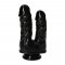Caino and Abele Double Dildo - Black