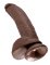 King Cock 9 Inch With Balls Flesh
