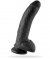 King Cock With Balls 9 inch Black