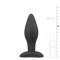 Black Silicone Buttplug