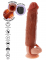 Hydrated Skin Penis Silicone Sleeve Vibrating 20 cm