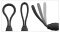 Black Velvet Perfect fit strapless strap-on