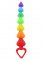 Rainbow Heart Beads