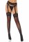 Satin T. Garterbelt Stockings