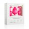 Silicone Butt Plug with Diamond Pink