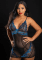 Floral lace dress with string S/M