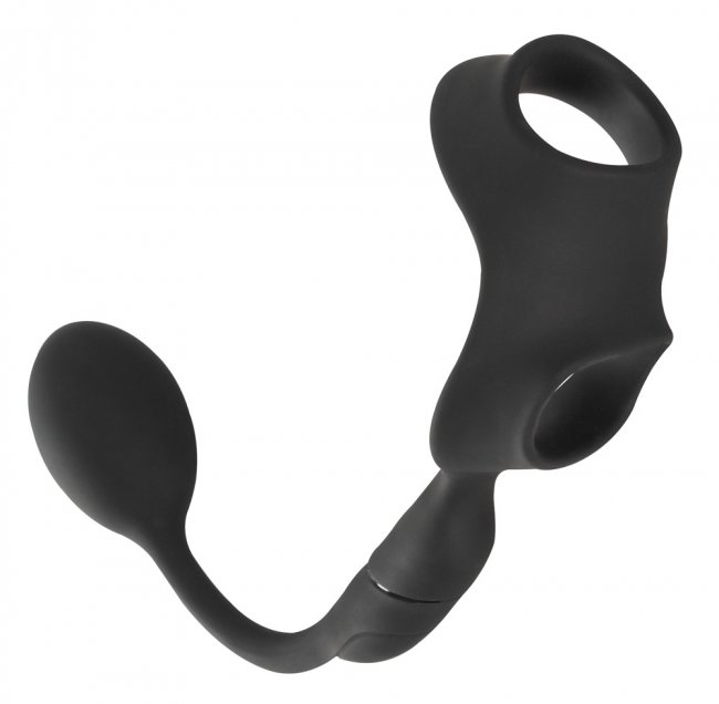 Cock Ring With RC Butt Plug