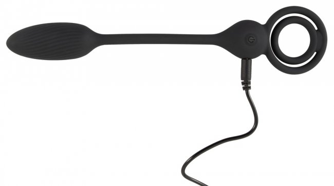 Cock And Ball Ring With A RC Butt Plug