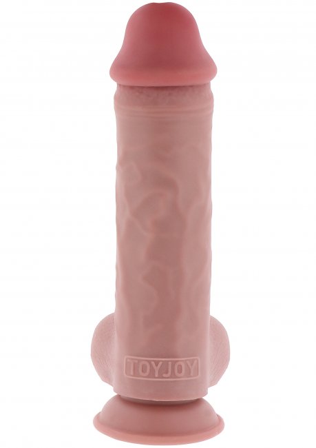 Deluxe Dual Density Thick Dildo TPE 28 cm