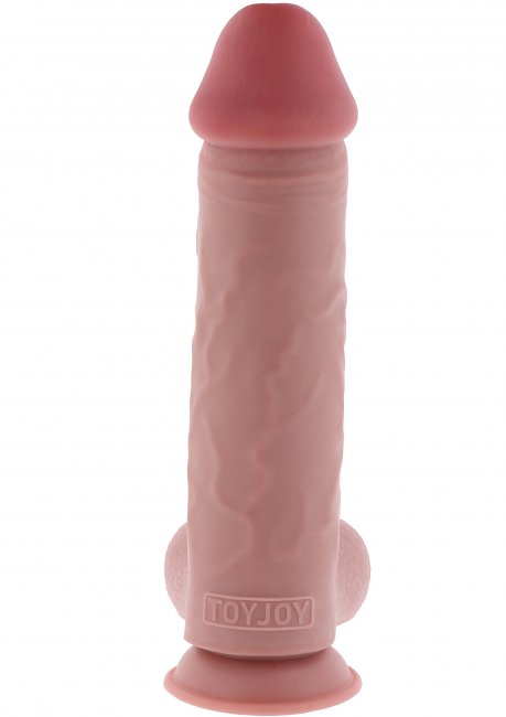 Deluxe Dual Density Thick Dildo TPE 31 cm