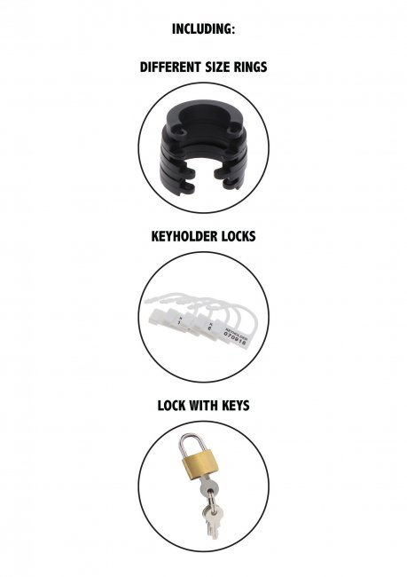 Chastity Cock Cage Silicone Small