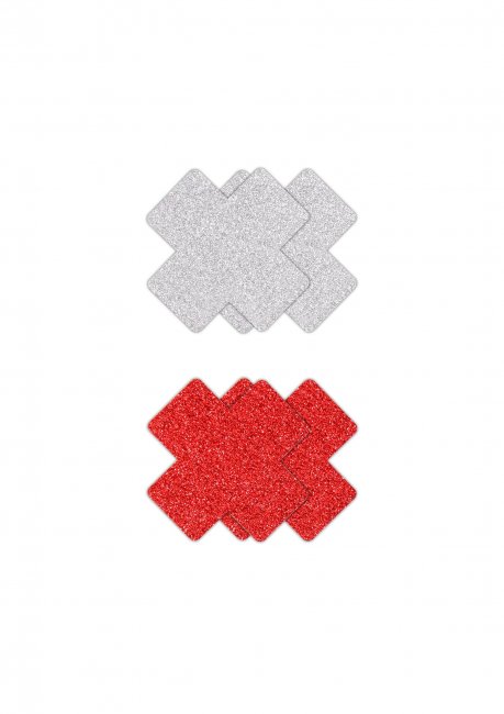 Pasties Glitter Cross 2 Pair