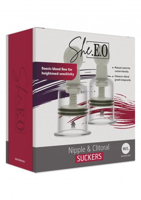 Nipple & Clitoral Suckers M/L
