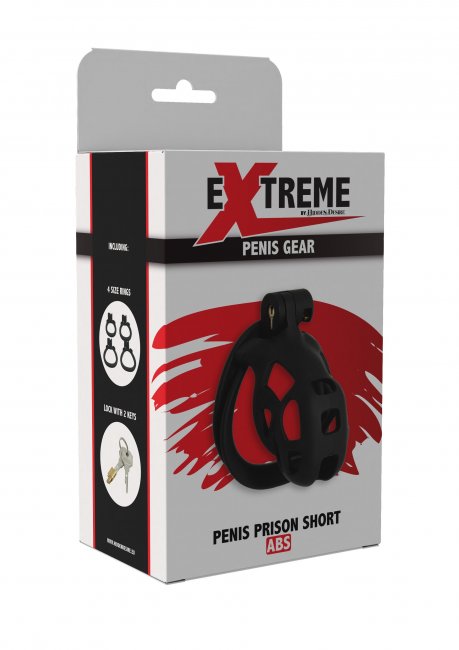 Penis Prison Cock Cage X-Short Black