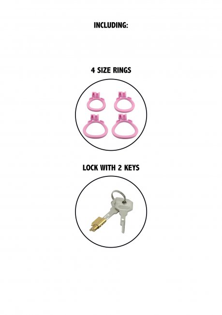 Penis Prison Cock Cage X-Short Pink