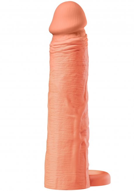 Penis Sleeve Liquid Silicone Ring 20 cm Beige