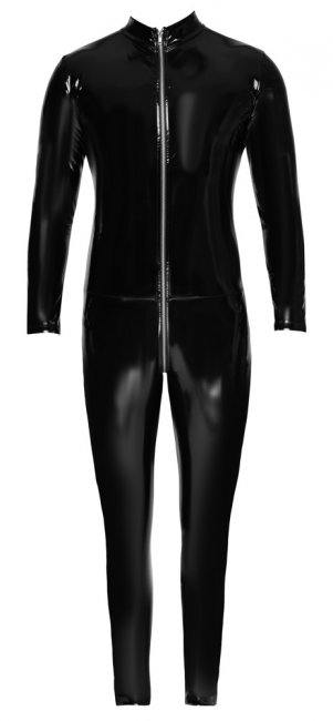 Vinyl Zipper Jumpsuit