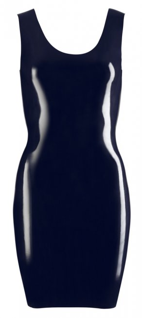 Svart Latex klänning