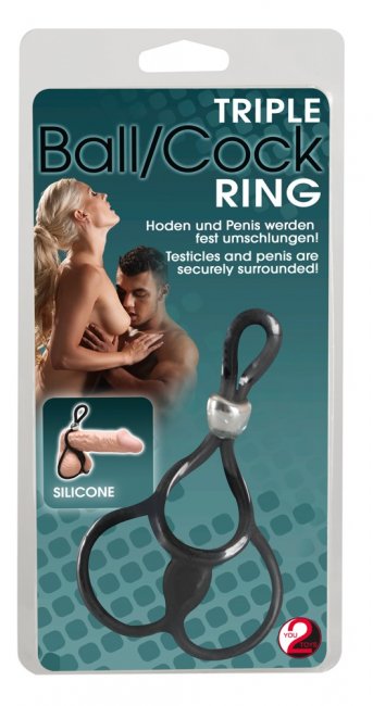 Triple Ball & Cock Ring