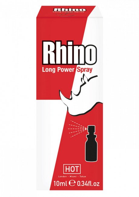 Rhino Long Power Spray 10 ml - Bedövande fördröjningsspray för män