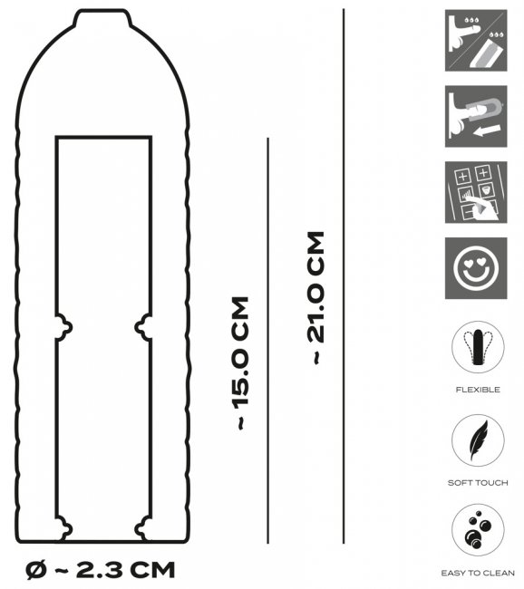 Suck-O-Mat 3 Replacement Sleeve Medium