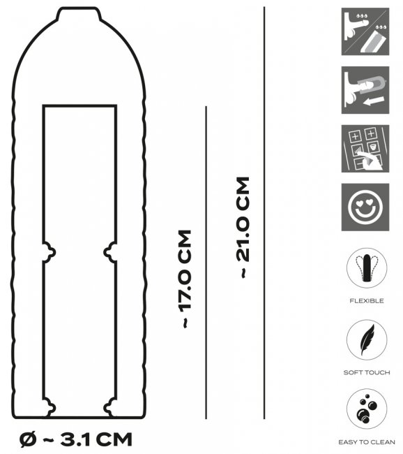 Suck-O-Mat 3 Replacement Sleeve XL