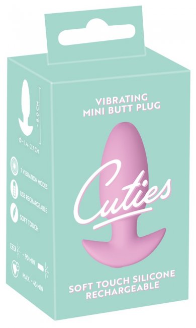 Vibrating Smooth Mini Butt Plug