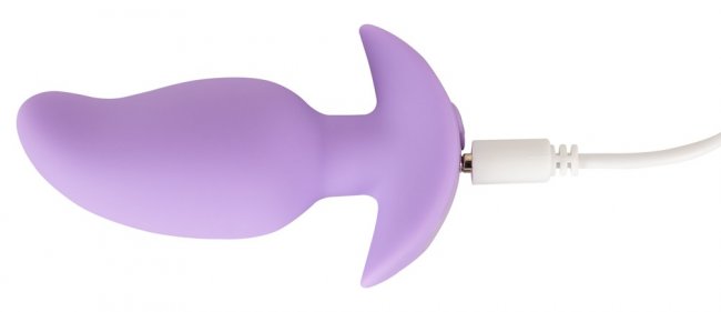 Vibrating Curved Mini Butt Plug
