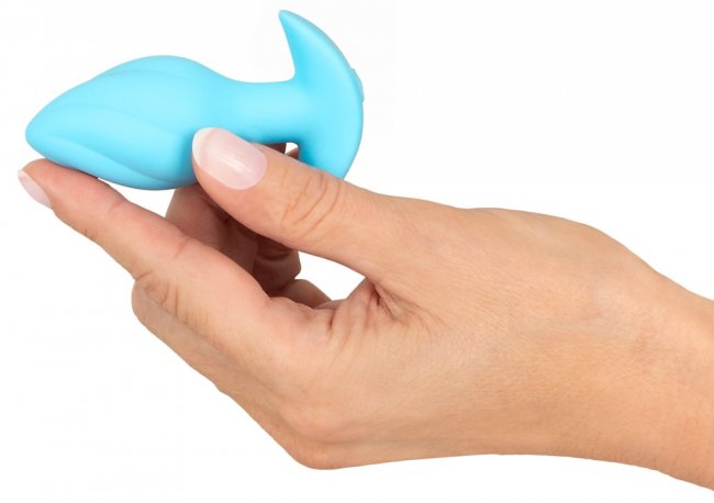 Vibrating Swirl Mini Butt Plug