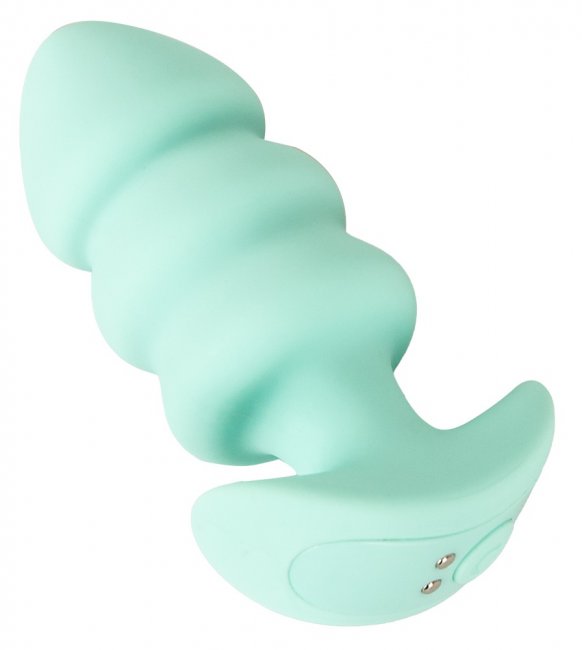 Vibrating Wavy Mini Butt Plug