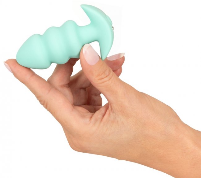 Vibrating Wavy Mini Butt Plug